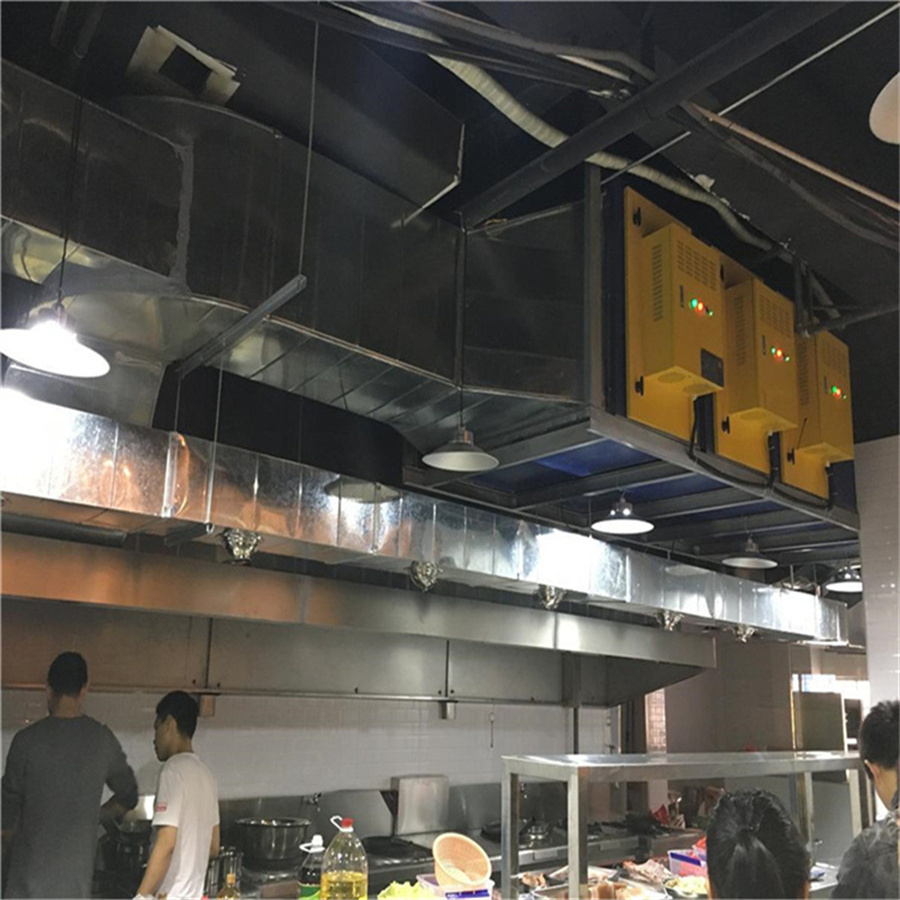 深圳川菜馆厨房排烟管道安装（免费上门看现场提供设计和安装服务）