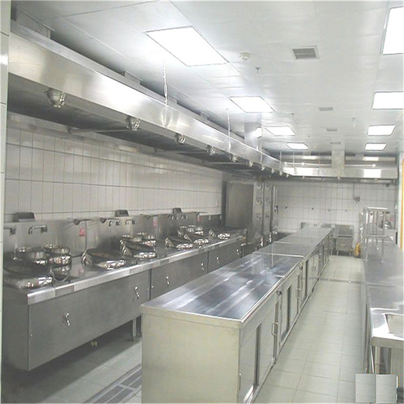 东莞大排档厨房排烟管道安装 （提供免费上门看现场设计和安装服务）