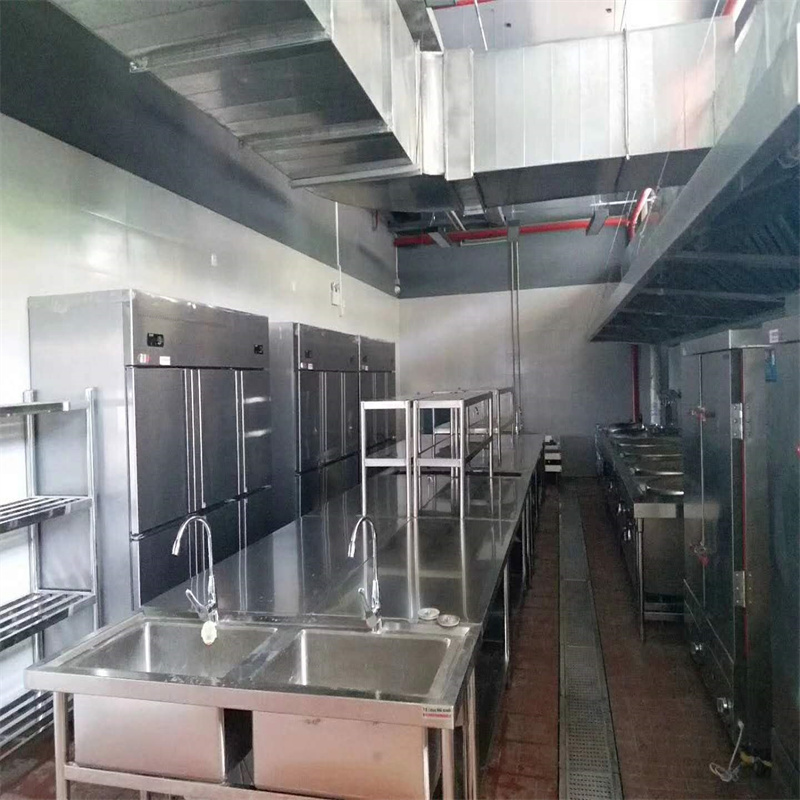 深圳盐田厨房排烟管道安装公司 可免费上门测量 提供设计和安装服务